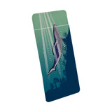 1 or 2 Card Slot Wallet Adhesive AddOn, Paper Leather, Swimming Whale | AddOns | iCoverLover.com.au