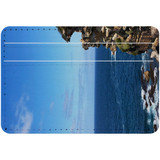 1 or 2 Card Slot Wallet Adhesive AddOn, Paper Leather, Ocean Cliffs | AddOns | iCoverLover.com.au