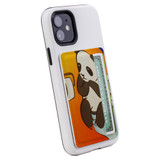 1 or 2 Card Slot Wallet Adhesive AddOn, Paper Leather, Pandas Toilet | AddOns | iCoverLover.com.au