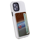 1 or 2 Card Slot Wallet Adhesive AddOn, Paper Leather, No Smorking | AddOns | iCoverLover.com.au