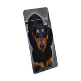 1 or 2 Card Slot Wallet Adhesive AddOn, Paper Leather, Dachshund Portrait | AddOns | iCoverLover.com.au