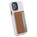 1 or 2 Card Slot Wallet Adhesive AddOn, Paper Leather, Brown | AddOns | iCoverLover.com.au