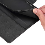 For Google Pixel 7a Case, Butterfly Embossed PU Leather Wallet Folio Cover, Stand, Grey | Wallet Cases | iCoverLover.com.au