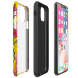 For iPhone 11 Pro Case Tough Protective Cover Flower Pattern