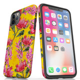 For iPhone 11 Pro Case Tough Protective Cover Flower Pattern