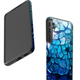 For Samsung Galaxy S23 Ultra, S23+ Plus, S23, S22 Ultra, S22+, S22, S21 Case, Protective Cover, Blue Mirror | Protective Cases | iCoverLover.com.au