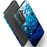 For Samsung Galaxy S23 Ultra, S23+ Plus, S23, S22 Ultra, S22+, S22, S21 Case, Protective Cover, Blue Mirror | Protective Cases | iCoverLover.com.au