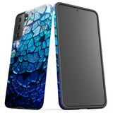 For Samsung Galaxy S23 Ultra, S23+ Plus, S23, S22 Ultra, S22+, S22, S21 Case, Protective Cover, Blue Mirror | Protective Cases | iCoverLover.com.au