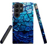 For Samsung Galaxy S23 Ultra Case Tough Protective Cover, Blue Mirror | Shielding Cases | iCoverLover.com.au