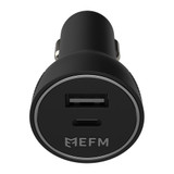 EFM 30W Dual Port Car Charger, With Power Delivery and PPS | iCoverLover.com.au