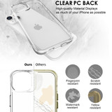 iCoverLover For iPhone 14 Plus Case & [2-Pack] Tempered Glass Screen Protectors, Clear