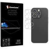 iCoverLover [2-pack] For iPhone 15 Pro Tempered Glass Camera Lens Protector | iCoverLover