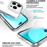 iCoverLover for iPhone 15 Series Clear Case + Glass Screen & Camera Lens Protector | iCoverLover