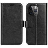 For iPhone 15 Pro Case, Premium PU Leather Folio Wallet Cover, Black | iCoverLover Australia