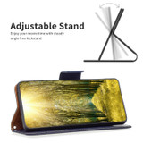 For iPhone 15 Pro Max Case, Lychee Texture Folio PU Leather Wallet Cover, Blue | iCoverLover Australia