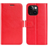 For iPhone 15 Plus Case, Premium PU Leather Folio Wallet Cover, Red | iCoverLover Australia