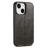 For iPhone 15 Case, Wallet Cover Compatible with Magsafe, Black | iCoverLover