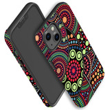 For iPhone 14 Pro Max/14 Pro/14 and older Case, Protective Cover, Dotted Abstract Painting | Shockproof Cases | iCoverLover.com.au