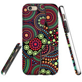 For iPhone 6S Plus & 6 Plus Case Tough Protective Cover, Dotted Abstract Painting