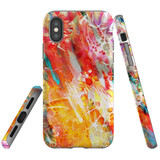 For iPhone XS Max Case Tough Protective Cover, Flowing Colors