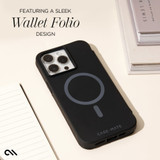 Case-Mate Wallet Case with MagSafe for iPhone 15 Series, Black | iCoverLover