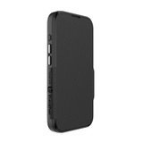 EFM Monaco Wallet Case for iPhone 15 Pro Max, 15 Pro, 15, Folio Cover, Black/Space Grey | iCoverLover