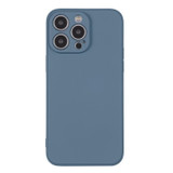 For iPhone 15 Pro Max, 15 Pro, 15 Plus Case, Silicone Soft Cover, Wrist Strap, Grey Blue | iCoverLover Australia