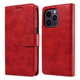 For iPhone 15 Series Case, Detachable Wallet Cover, Magsafe Compatible, Red | iCoverLover