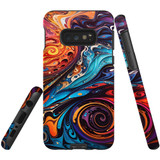 For Samsung Galaxy S10e Tough Protective Case, Swirling Paint | Protective Covers | iCoverLover Australia