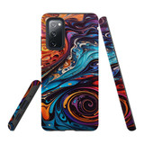 For Samsung Galaxy S20 FE Tough Protective Case, Swirling Paint | Protective Covers | iCoverLover Australia