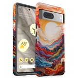 For Google Pixel 7, 6 Pro/6, 5/4a 5G, 4a, 4 XL, 4/3 XL, 3 Case, Sunny Waves | iCoverLover