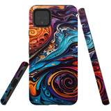 For Google Pixel 4 XL Tough Protective Case, Swirling Paint | Protective Covers | iCoverLover Australia