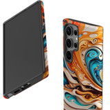 For Samsung Galaxy S Series Case, Swirling Gold | iCoverLover