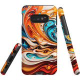 For Samsung Galaxy S10e Tough Protective Case, Swirling Gold | Protective Covers | iCoverLover Australia
