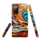 For Samsung Galaxy S20 FE Tough Protective Case, Swirling Gold | Protective Covers | iCoverLover Australia