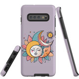 For Samsung Galaxy S10+ Plus Tough Protective Case, Sleeping Moon | Protective Covers | iCoverLover Australia