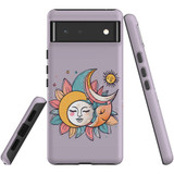 For Google Pixel 6 Tough Protective Case, Sleeping Moon | Protective Covers | iCoverLover Australia