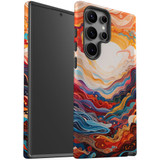 For Samsung Galaxy S23 Ultra, S23+ Plus, S23, S22 Ultra, S22+, S22, S10 5G & Older Case, Sunny Waves | Protective Cases | iCoverLover.com.au