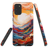 For Samsung Galaxy S20+ Plus Tough Protective Case, Sunny Waves | Protective Covers | iCoverLover Australia