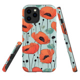 For iPhone 12 Pro Max Tough Protective Case, Poppy Field | Protective Covers | iCoverLover Australia