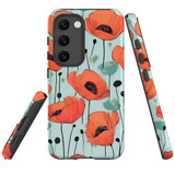 For Samsung Galaxy S20+ Plus Tough Protective Case, Poppy Field | Protective Covers | iCoverLover Australia