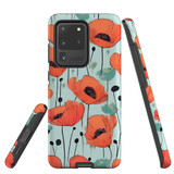 For Samsung Galaxy S20 Ultra Tough Protective Case, Poppy Field | Protective Covers | iCoverLover Australia