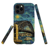 For iPhone 12 Pro Max Tough Protective Case, Painting Of The Harbour Bridge | Protective Covers | iCoverLover Australia