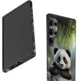 For Samsung Galaxy S23 Ultra, S23+ Plus, S23, S22 Ultra, S22+, S22, S10 5G & Older Case, Happy Panda | Protective Cases | iCoverLover.com.au