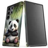 For Samsung Galaxy S23 Ultra, S23+ Plus, S23, S22 Ultra, S22+, S22, S10 5G & Older Case, Happy Panda | Protective Cases | iCoverLover.com.au
