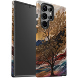 For Samsung Galaxy S23 Ultra, S23+ Plus, S23, S22 Ultra, S22+, S22, S10 5G & Older Case, Mysterious Golden Tree | Protective Cases | iCoverLover.com.au