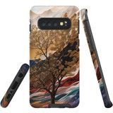 For Samsung Galaxy S10 Tough Protective Case, Mysterious Golden Tree | Protective Covers | iCoverLover Australia