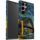 For Samsung Galaxy S Series Case, Painting Of The Harbour Bridge | iCoverLover