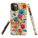 For iPhone 11 Pro Max Tough Protective Case, Floral Symphony | Protective Covers | iCoverLover Australia