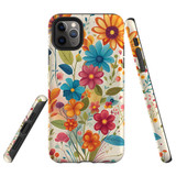 For iPhone 11 Pro Tough Protective Case, Floral Symphony | Protective Covers | iCoverLover Australia